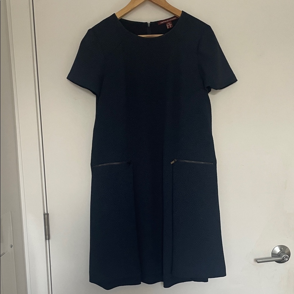 Comptoir Des Cotonniers Navy Mini Dress